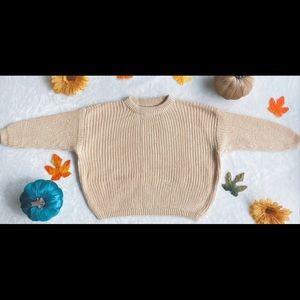 ALEX oversized UNISEX sweater - CREAM